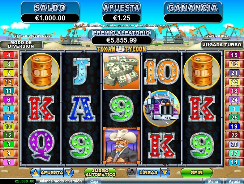 tragaperras texan tycon