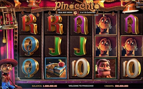 Bono Pinocchio tragaperras online