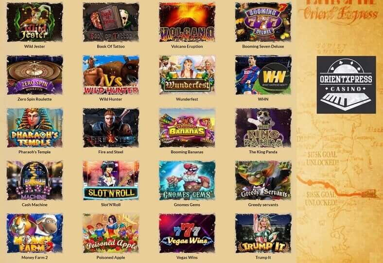 orientxpress casino juegos