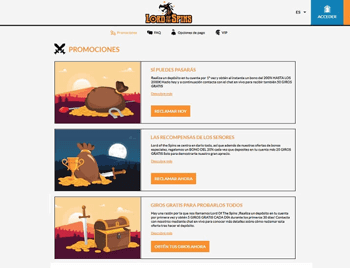 lord of the spins promociones