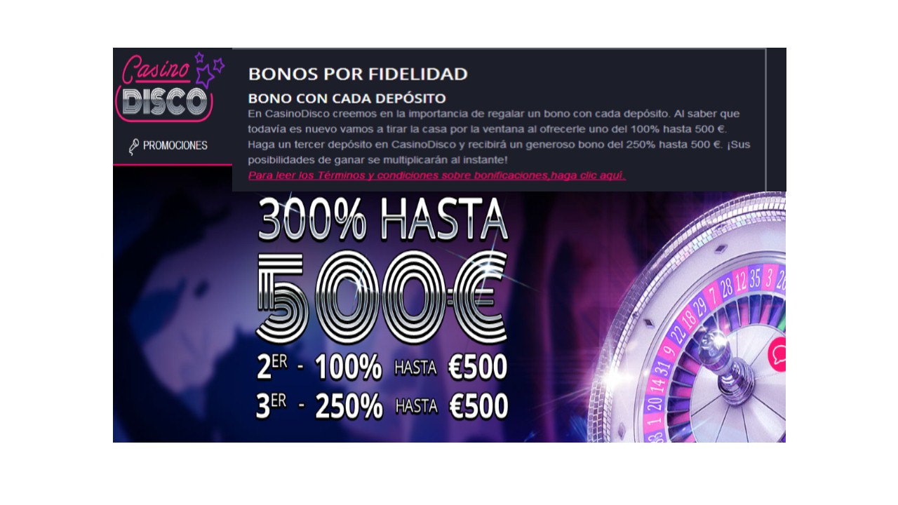 Casino Disco tiene un bono de fidelidad fantástico