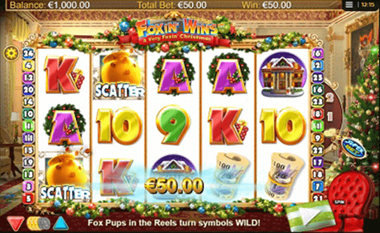 A Very Foxin' Christmas tragamonedas