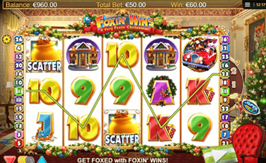 tragaperras A Very Foxin' Christmas