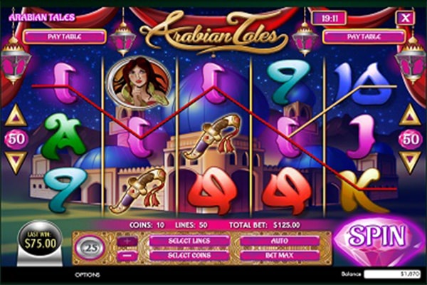 tragaperras Arabian Tales