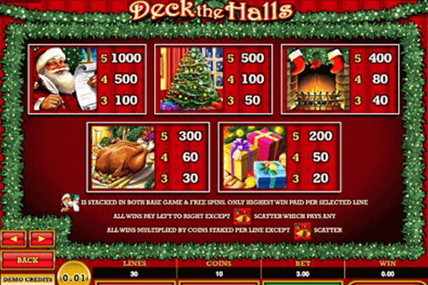 tragaperras Deck the Halls