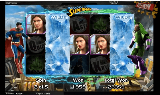 Slot Superman el último hijo de Crypton