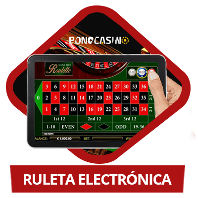 Jugar a la ruleta electrónica en casinos online