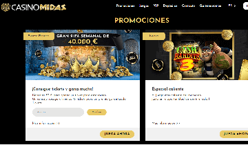 Casino Midas Promociones