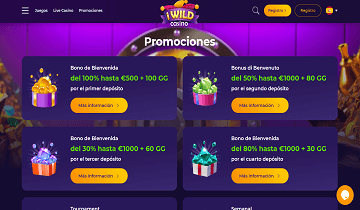 iwild casino promociones