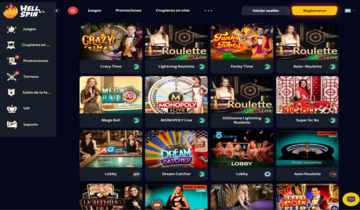 Casino en vivo Hell Spin