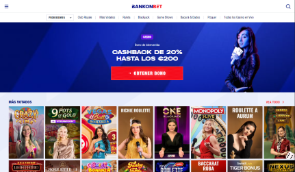 Bankonbet casino en vivo online